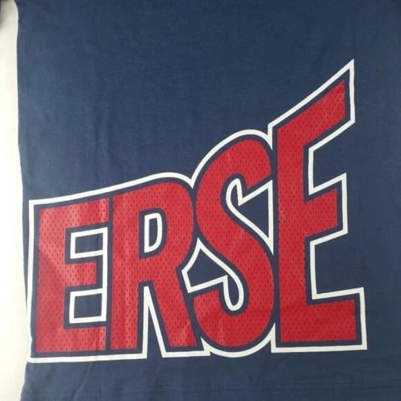 Converse Boys Blue/Red Logo Short Sleeve T-Shirt Size M - Picture 4 of 8